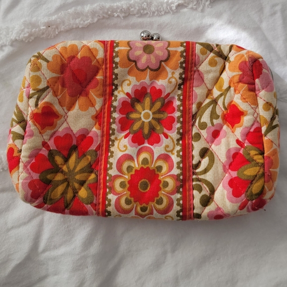VERA BRADLEY FOLKLORIC SNAP CHANGE PURSE - Picture 2 of 7